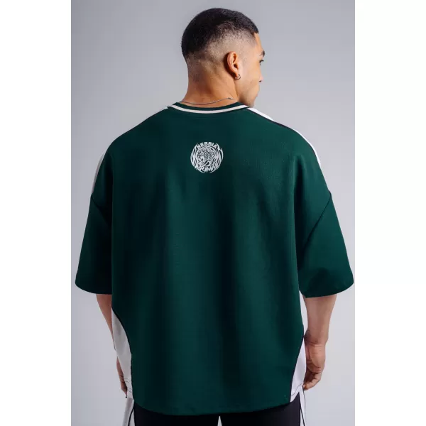  Übergroßes T-Shirt NEBBIA PRIMAL 869 DUNKELGRÜN 