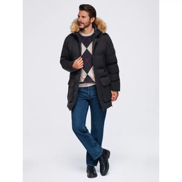  Herrenparka OMBRE OM-JALJ-0310 SCHWARZ 