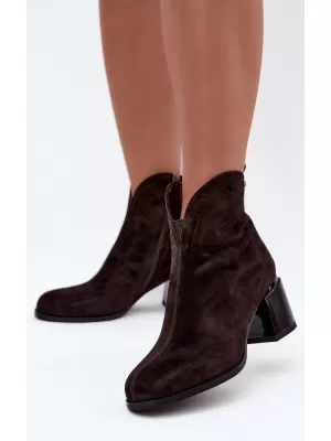 Damen-Stiefeletten VINCEZA 91178 BRAUN