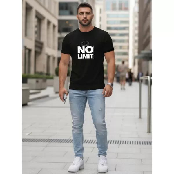  Herren-T-Shirt DSTREET NX0129R-BK SCHWARZ 