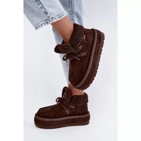  Damenschuhe BIG STAR SHOES UU274214 BRAUNE/BEIGE SCHATTEN 