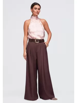 Damenhosen OMBRE OW-PA-E0019 BRAUN