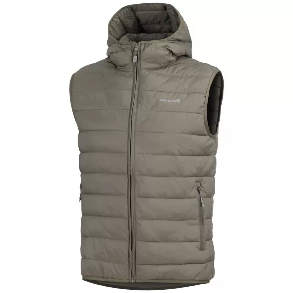  Herrenweste PENTAGON AURORA 2.0 PUFFER HOODED VEST K04011-2.0 GRÜN 