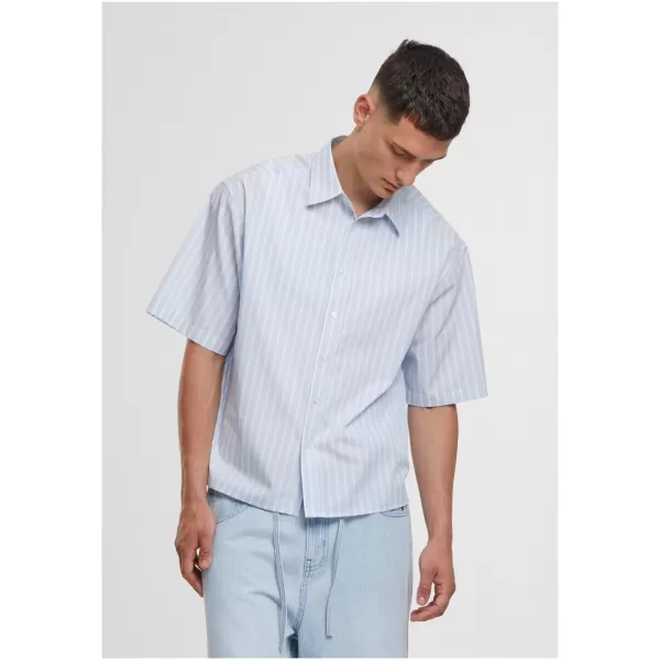  Herrenhemd URBAN CLASSICS TB8218-21550 BLAU EINFRIEREN 