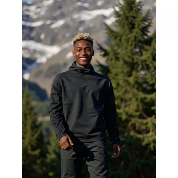  Schnell trocknendes Herren-Sweatshirt ALPINE PRO ROLT 2 SCHWARZ 
