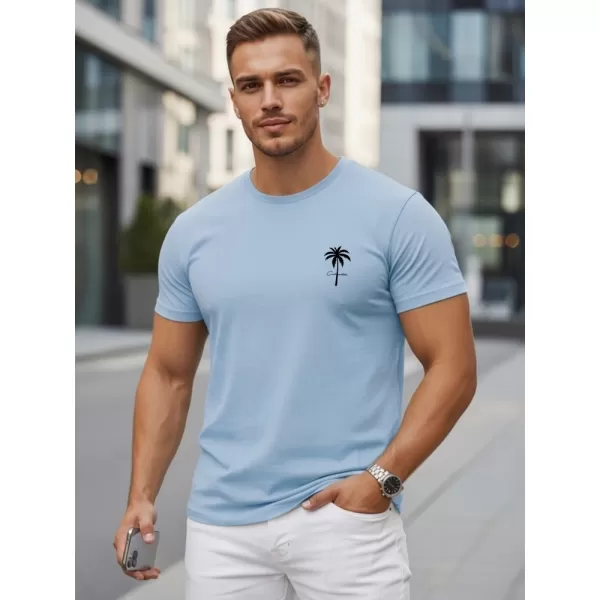  Herren-T-Shirt DSTREET NX5126R-SK HELLBLAU 