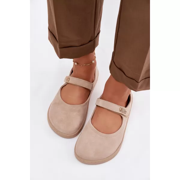  Ballerinas für Damen ZAZOO 10206 BEIGE 