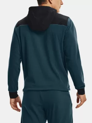 Herren-Sweatshirt UNDER ARMOUR UA RUSH FLEECE HOODIE 1366177-413 BLAU
