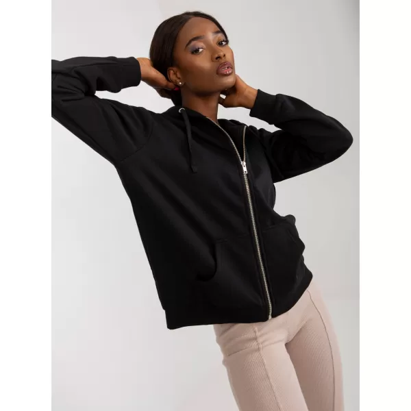  Damen-Sweatshirt BASIC FEEL GOOD B-002.72 NOIR 