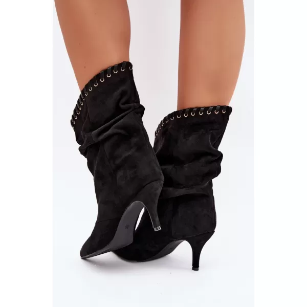  Damen-Stiefeletten BOTO 2568A SCHWARZ 