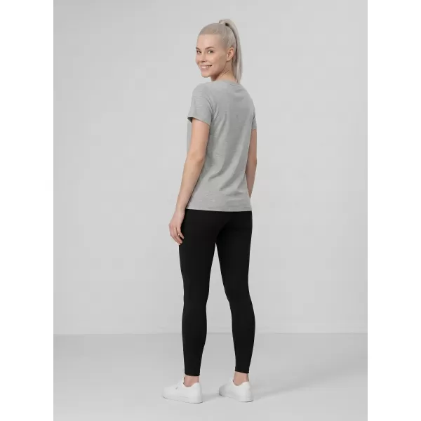  Damen-T-Shirt 4F WMM00TTSHF3308 KALTE HELLGRAUE MELANGE 
