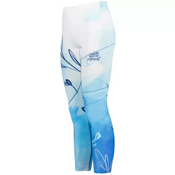  Lange Premium-Leggings für Damen (neue Größen) ALTISPORT VOJ/ALW083LEG05 WEIß BLAU 