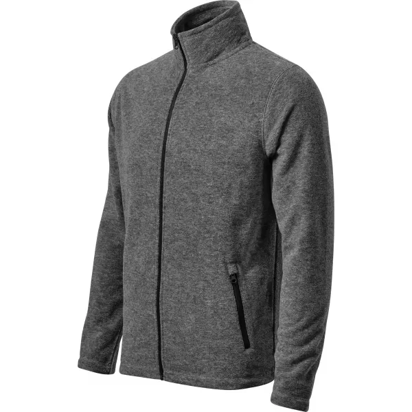  Herren-Sweatshirt aus Microfleece MALFINI FACTOR 852 SCHWARZES HIGHLIGHT 