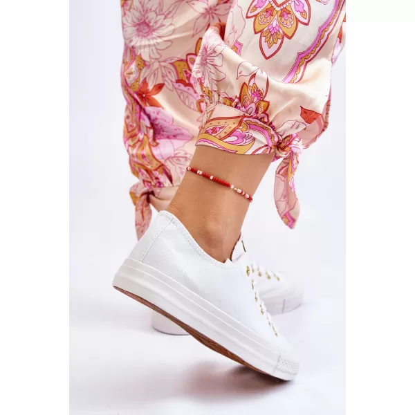  Damen-Sneaker EVENTO 9SP30-1141 WEIß/GOLD 