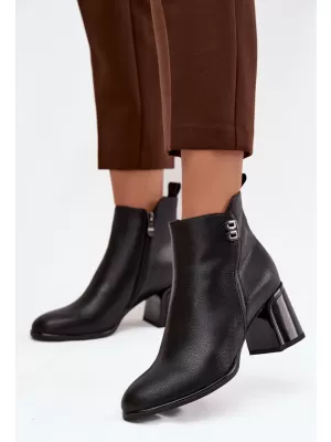 Damen-Stiefeletten BOTO 25BT24-9213 SCHWARZ