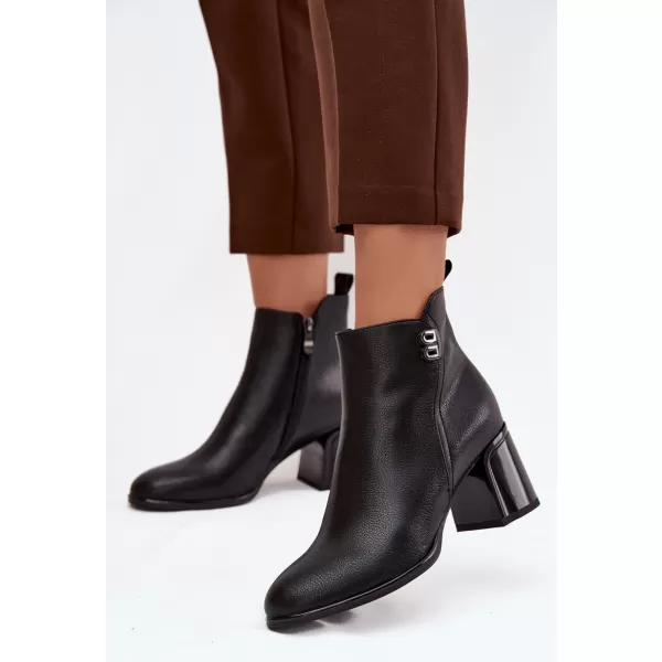  Damen-Stiefeletten BOTO 25BT24-9213 SCHWARZ 