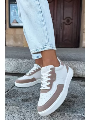 Damen-Sneaker BIG STAR SHOES UU274275 WEIß/BEIGE