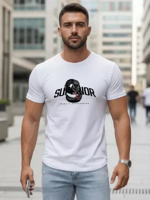 Herren-T-Shirt DSTREET NX5019R-WH WEIß