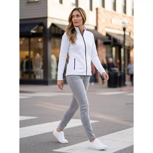  Damen-Sweatshirt aus Microfleece MALFINI FACTOR 853 WEIß 