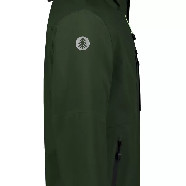  Wasserdichte Herrenjacke NORDBLANC FORTRESS NBSJM8312 GRÜN 