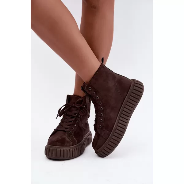  Damen-Sneaker BOTO LA372 BRAUN 