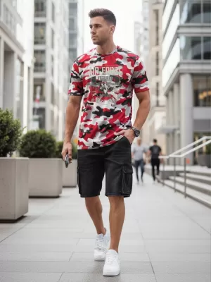 Herren-T-Shirt DSTREET NX2001R-RW-M ROT