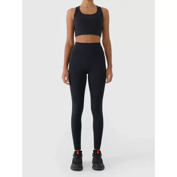  Leggings für Damen 4F WAW25TTIGF242 TIEFSCHWARZ 