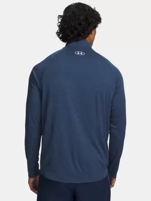Herren-T-Shirt UNDER ARMOUR UA TECH TEXTURED 1/2 ZIP 1382797-498 BLAU