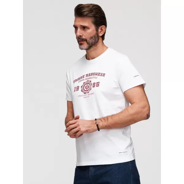  Herren-T-Shirt OMBRE OM-TSPT-0269 WEIß 