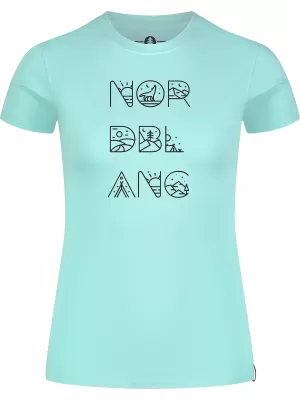 Damen-T-Shirt NORDBLANC RESCUE NBSLT8178 HELLBLAU