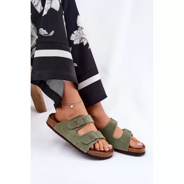  Damenhausschuhe BIG STAR SHOES RR274A393 GRÜN 