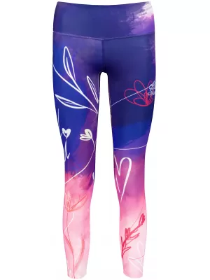 Lange Premium-Leggings für Damen (neue Größen) ALTISPORT VOJ/ALW083LEG05 LILA