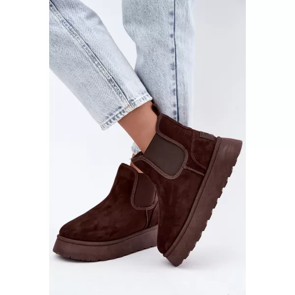  Damenschuhe BIG STAR SHOES UU274174 BRAUNE/BEIGE SCHATTEN 