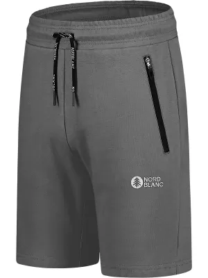 Baumwollshorts für Herren NORDBLANC RELAXEDFIT NBSPM8254 GRAU