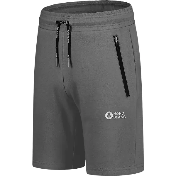  Baumwollshorts für Herren NORDBLANC RELAXEDFIT NBSPM8254 GRAU 