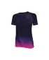 Kinder-Funktions-T-Shirt mit kurzen Ärmeln WAMU MOZAIKA DUNKELVIOLETT