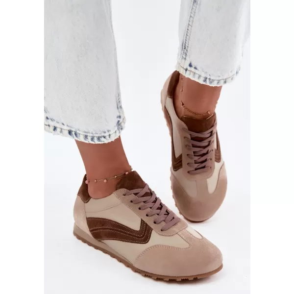  Damen-Sneaker ZAZOO N1400/ BRAUN 