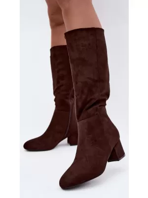 Damenstiefel S.BARSKI HY62-8131 SCHOKOLADE