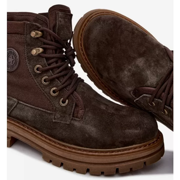  Herrenschuhe BIG STAR SHOES UU174254 BRAUNE/BEIGE SCHATTEN 
