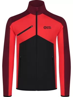 Powerfleece-Sweatshirt für Herren NORDBLANC CUSP NBSFM8334 ROT