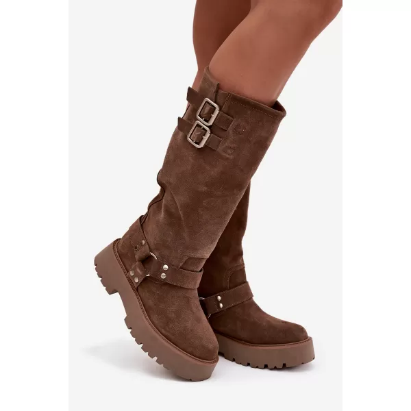  Damenstiefel BIG STAR SHOES OO274A182 BEIGE 