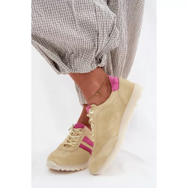  Damen-Sneaker BOTO GD-XW-1011 GELB/FUCHSIA 