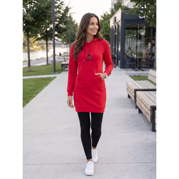  Erweitertes Damen-Sweatshirt ALTISPORT ALW091419 ROT 