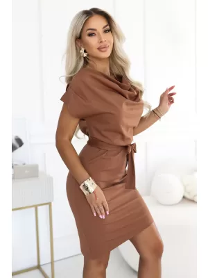 Kleid NUMOCO 240-13 SCHOKOLADENBRAUN