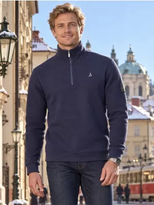 Herren-Sweatshirt ALTISPORT IKEY DUNKELBLAU