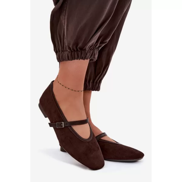  Ballerinas für Damen BOTO D-179 KAFFEE 