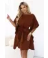 Kleid NUMOCO SOFIA 287-45 ZIMTBRAUN