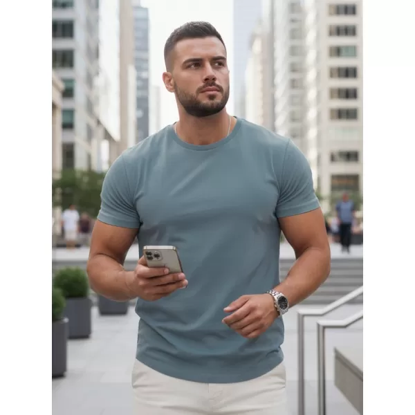  Herren-T-Shirt DSTREET RX5678 BLAU 