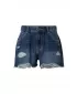 Damen-Shorts URBAN CLASSICS TB8193 MITTELTIEFBLAU GEWASCHEN
