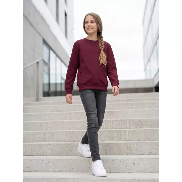  Kinder-Sweatshirt MALFINI CREW 427 GRANAT 